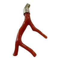 Pendant Mandile 1922 Woman Coralli in Silver Corallo 2MCIC43